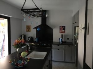 Intérieur de la verrière côté cuisine