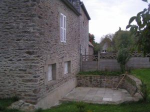 Terrasse avant l’extension